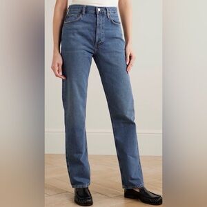 Agolde Blue Straight Leg Jeans NWOT
